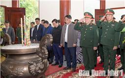 Quân khu tham gia các hoạt động về nguồn, tri ân tại tỉnh Cao Bằng